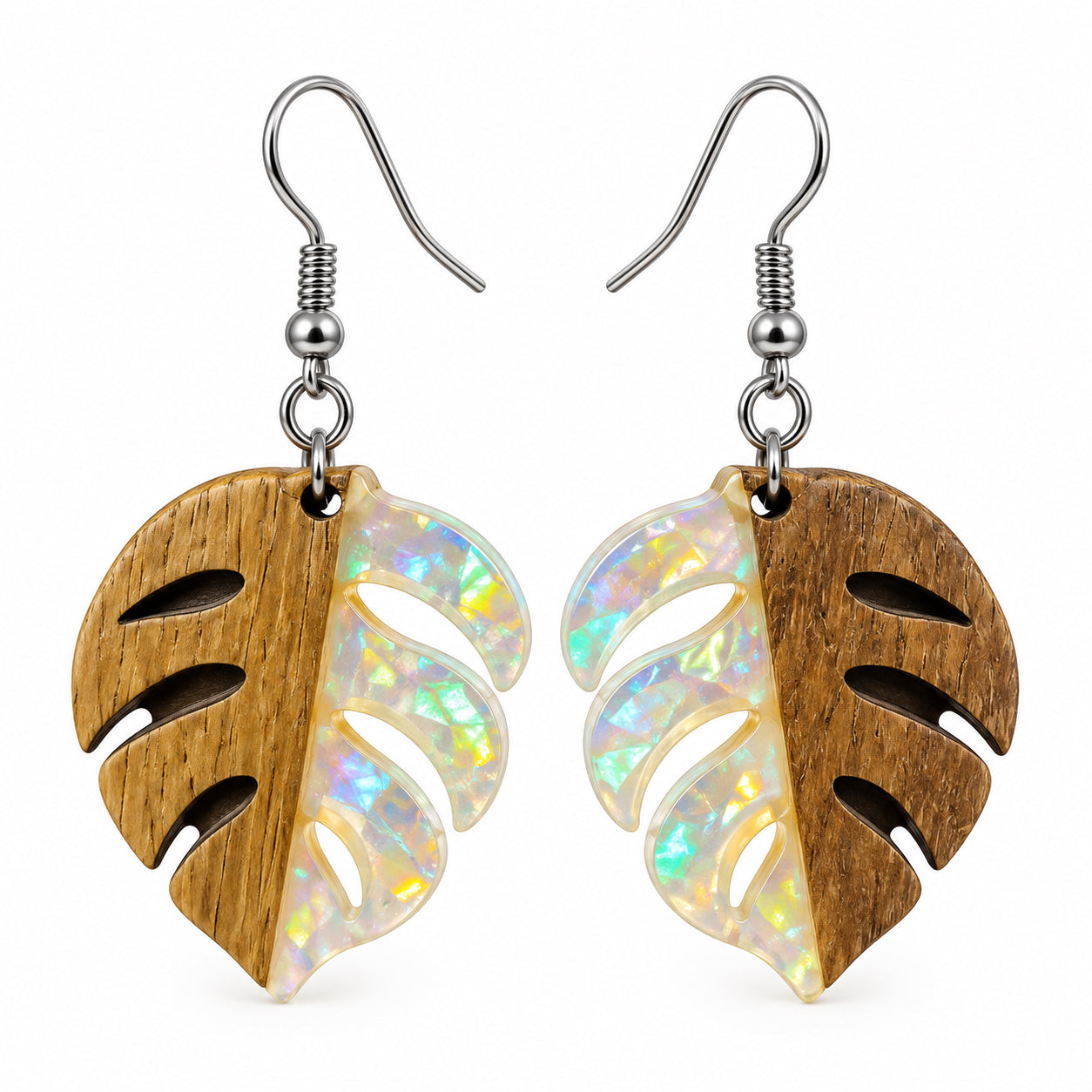 Monstera Earrings