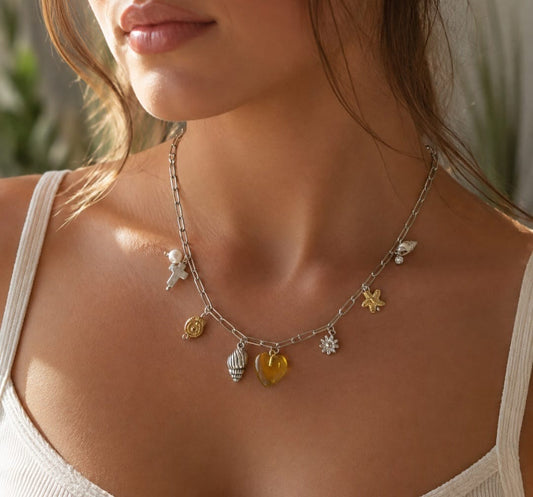 Golden Hour Charm Necklace